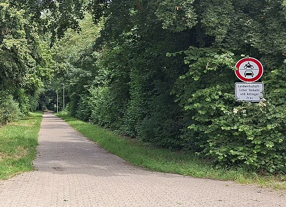 Hamscherhof: Ein Weg mit Radverkehrspotenzial