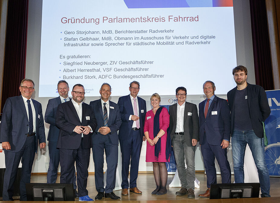 Gründung Parlamentskreis Fahrrad Gemeinsamer Parlamentarischer Abend der Fahrrad- und Branchenverba?nde ZIV, VSF und ADFC am 10.10.2018 in Berlin